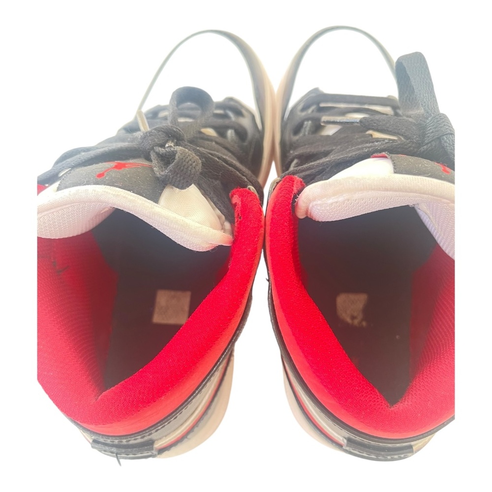 Jordan Women's 1 Mid Gym Red Panda Shoes sz 4Y EUR 36, 23 cm UK 3.5 -DJ4695-122 - Picture 10 of 14